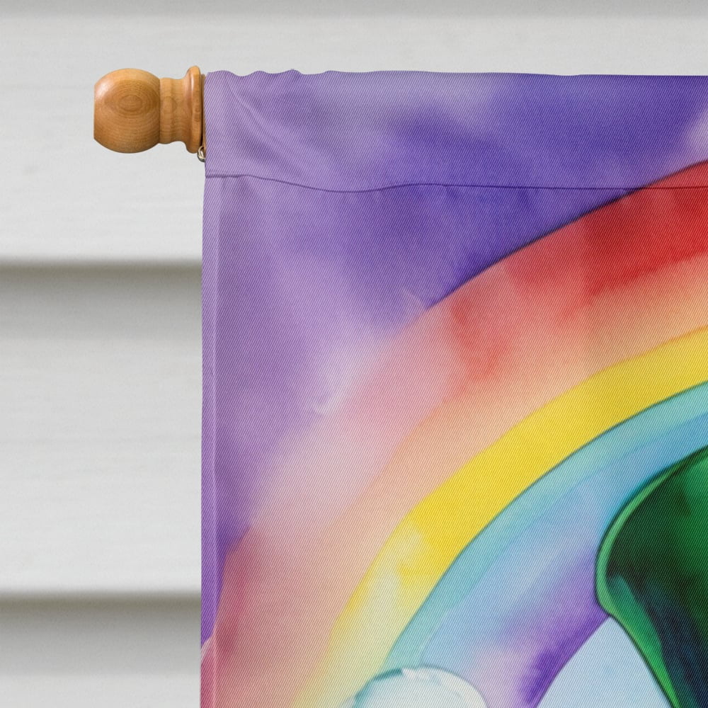 Basset Hound St Patrick's Day House Flag 28 in x 40 in