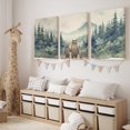 thumbnail image 5 of AEFER Bear Family Prints Set of 3,Family of Three,Forest Animals Posters Bear Nursery Prints,Woodland Nursery Wall Decor Art,Boys Room Decor Family Bear Wall Decor ArtWoodland Decor 16"x24", 5 of 5