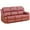 Red, variant on AUKFA 3 Seats Recliner Sofa Chair, Home Theater Sofa with Flipped Backrest and Cupholder, Red