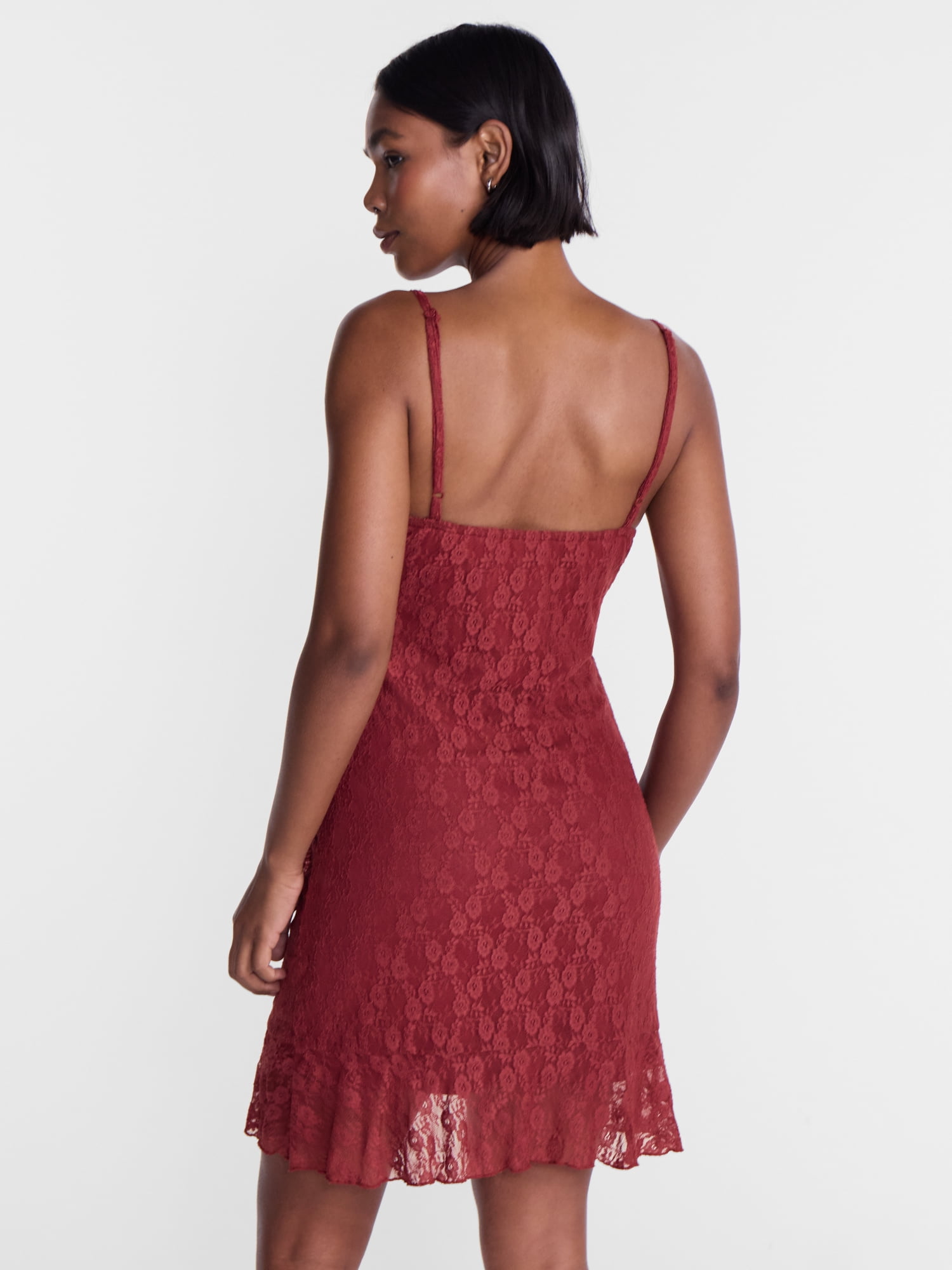 No Boundaries Drop Ruffle Mini Dress, Women’s XXS-XXL
