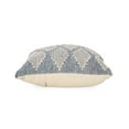 thumbnail image 6 of Noble House 18" x 18" Beige, Blue, Multi-color Diamond Cotton, Wool Decorative Pillow Cover, 6 of 9