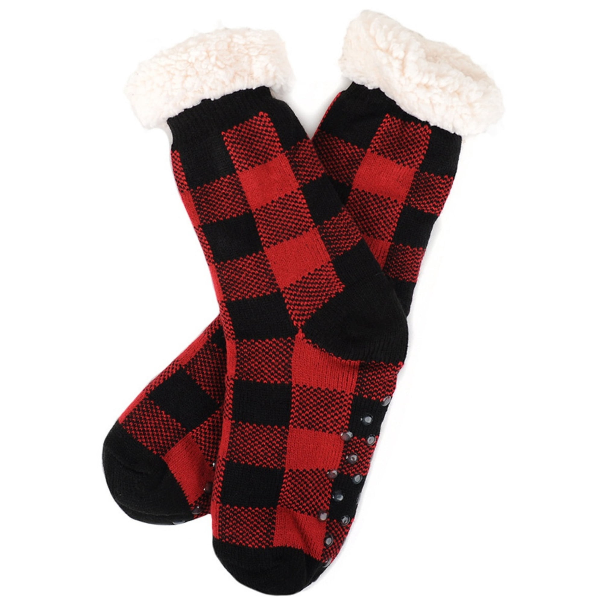 Red Buffalo Plaid Socks