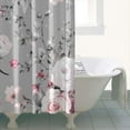 thumbnail image 5 of Artistic Floral Bloom and Garden Shower Curtain 36x72, Romantic Watercolor Print, 5 of 5
