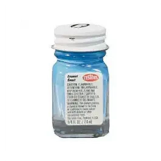 2PC Testors 1108TT Hobby Paint All Purpose Enamel Light Blue 1/4 Ounce