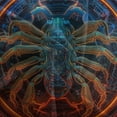 thumbnail image 5 of 2/3pcs Bedding Set 3D Spider Printed Comforter Cover Pillowcase Boy Man Cool Bedroom Decor,King (90"x104"), 5 of 6