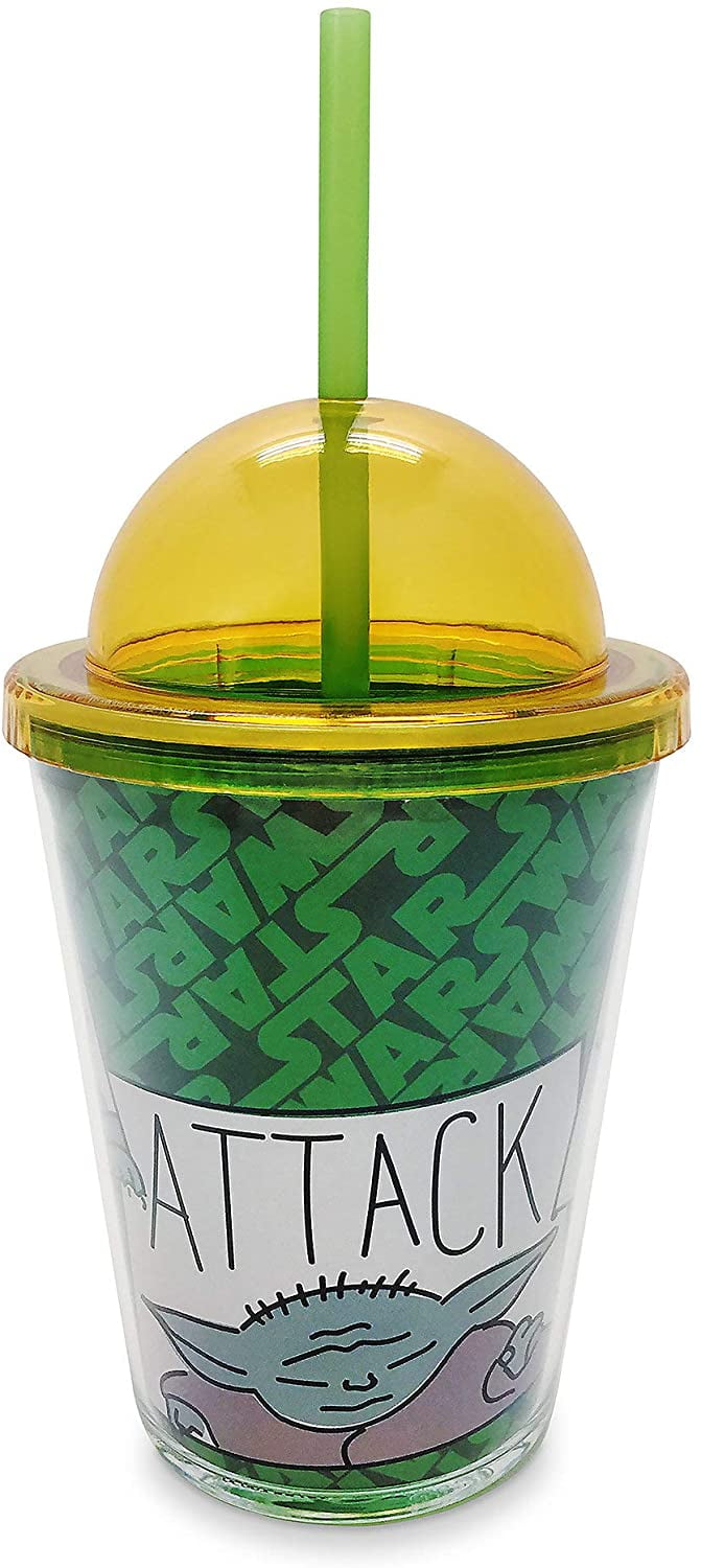 Disney Store The Mandalorian The Child Grogu Baby Yoda Tumbler Kids Drink Cup Star Wars