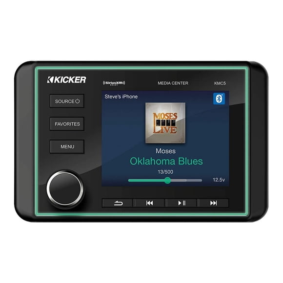 Kicker 46KMC5 Marine 240W 6 Canaux Écartement Style Bluetooth Bateau Centre Multimédia