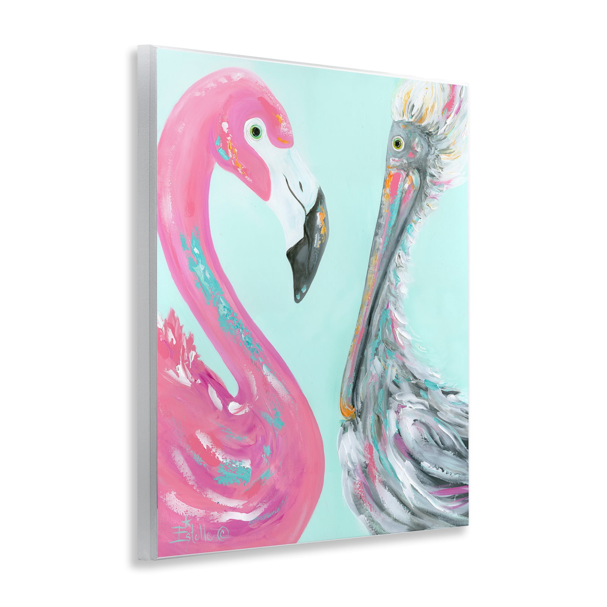 Stupell Industries Wild Nautical Birds Animals & Insects Painting Unframed Art Print Wall Art, 11 x 14