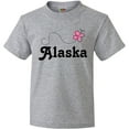 thumbnail image 3 of Inktastic Alaska Butterfly Youth T-Shirt, 3 of 5