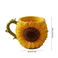 thumbnail image 3 of Taza Elegante con Forma de Flor, Estatuilla, Regalo para Familiares, 3 of 6