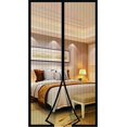 thumbnail image 1 of Magnetic Mosquito Net for Doors, Anti-Fly Curtains for Doors, Insect Screen Curtains, Sliding Bay Window Mosquito Net, Magnetic Mosquito Net Without Drilling (90 x 210cm, Black), 1 of 5