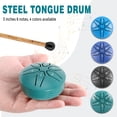 thumbnail image 6 of EASTROCK Steel Tongue Drum - 3 Inch 6-Note Mini Rain Drum with Mallets, Healing Sounds Musical Instrument for Outdoor/Party/Classes/Studio(Green), 6 of 7