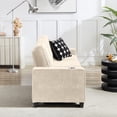 thumbnail image 3 of 84 Inch Sofa with Extra Deep Seats & Cup Hoolders, Oversized 3 Seater Sofa for Living Room, Modern Couch and Sofa, Comfy Armrests and Seats and Backrests, Easy Installation, Corduroy Fabric, 3 of 10
