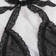 thumbnail image 3 of Gibobby Conjunto de lencería Nueva sexy lencería de encaje ropa interior ropa de dormir anillo de pijamas liguero(Negro, G), 3 of 5