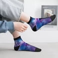 thumbnail image 2 of Fuzoiu Color Explosion Makeup Brush Print Adult Socks, Crew Moisture-wicking Socks, Unisex Cushion Crew Socks,Casual Sports Ankle Socks, 2 of 7
