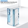 thumbnail image 3 of ELEHOLD for Samsung Galaxy Z Fold 7 Case, Ultra Slim Clear Plating Hinge Protection Pen Holder Kickstand Full Body Phone Case with Screen Protector for Samsung Galaxy Z Fold 7,Blue, 3 of 7