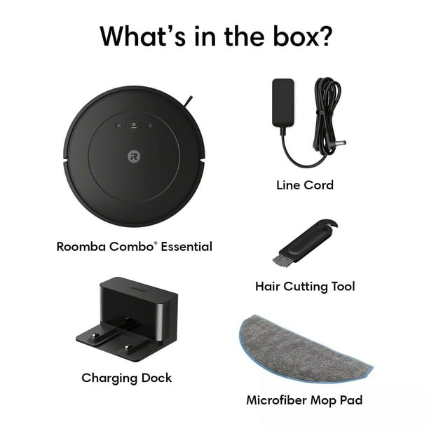 【Oreo】roomba combo essential Y011060 Amazon.com - iRobot Roomba Combo Robot Vacuum & Mop (Y0110