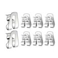 thumbnail image 1 of 8pcs Belt Clip For Ryobi, Belt Hook With Screw For Ryobi And Ridgid 18 Volt Tools 633586002, For Ryobi Makita Dewalt_newway_, 1 of 5