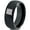 Black Dome Tungsten, variant on Tungsten New Mexico The Land of Enchantment State Band Ring 8mm Men Women Comfort Fit Black Dome Brushed Polished