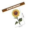 thumbnail image 2 of Nestingho Adorno De Jardín Con Clavo De Girasol Acrílico Para Exteriores Y Eventos, 2 of 6