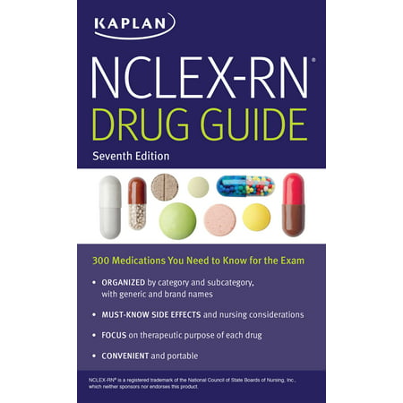 NCLEX-RN Drug Guide: 300 Medications You Need to Know for the (Best Study Guide For Nclex Rn)