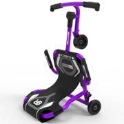 EzyRoller: Classic X - Purple - Ride-On Scooter, Cambering Motion, Pedal Free Cart, Hand Brakes, Extendable Frame, 154lb Capacity, Kids Ages 4+