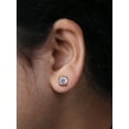 thumbnail image 3 of Imperial 3/4Ct TDW Round Cut Diamond Solitaire Stud Earrings in Sterling Silver, 3 of 6