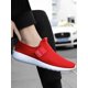 thumbnail image 4 of Mens Black Slip On Casual Shoes Lightweight Work Shoes Trainers Breathable Non Slip Mesh Walking Gym Shoes Comfortable Workout Sneakers, 4 of 4