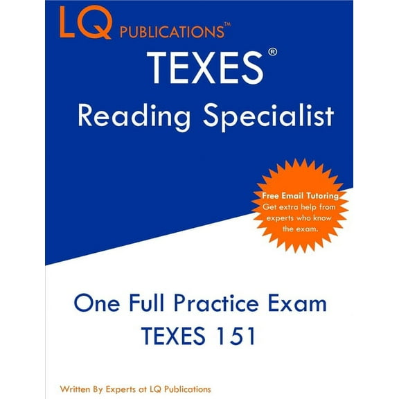 TEXES Reading Specialist : One Full Practice Exam - Free Online Tutoring - Updated Exam Questions (Paperback)