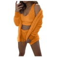 thumbnail image 7 of Sngxgn Women's & Women's Long Sleeve Top and Pant Pajama Sleep Set(Orange,XL), 7 of 7