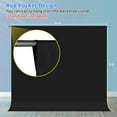 thumbnail image 6 of HEMMOTOP Black Backdrop 10x8 ft, Black Photo Backdrops for Photoshoot, Polyester Fabric Background Curtain Screen Seamless for Party, Photos, Photography, Birthday, Wedding (Backdrop only), 6 of 17