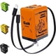 thumbnail image 1 of wonima44 2-in-1 GaN 120w Fast Charger, Retractable Scalable Super Fast Charger Module, Retractable Fast Charging Cable with 3-in-1 Cables, Compatible Fast for iPhone, Android, Fast Chargers (Orange), 1 of 1
