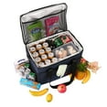 thumbnail image 4 of 28L Insulated Cooler Bag with 4 Compartments – Waterproof Taped Zipper, Removable Leakproof PVC Lining, Foldable Oxford Cloth Design – Keep Food Hot/Cold for Hours, Ideal for Picnics, Camping, BBQs,, 4 of 6