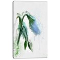 thumbnail image 2 of Tulipe Verte Croquis Aquarelle - Impression sur Toile Florale, 2 of 3