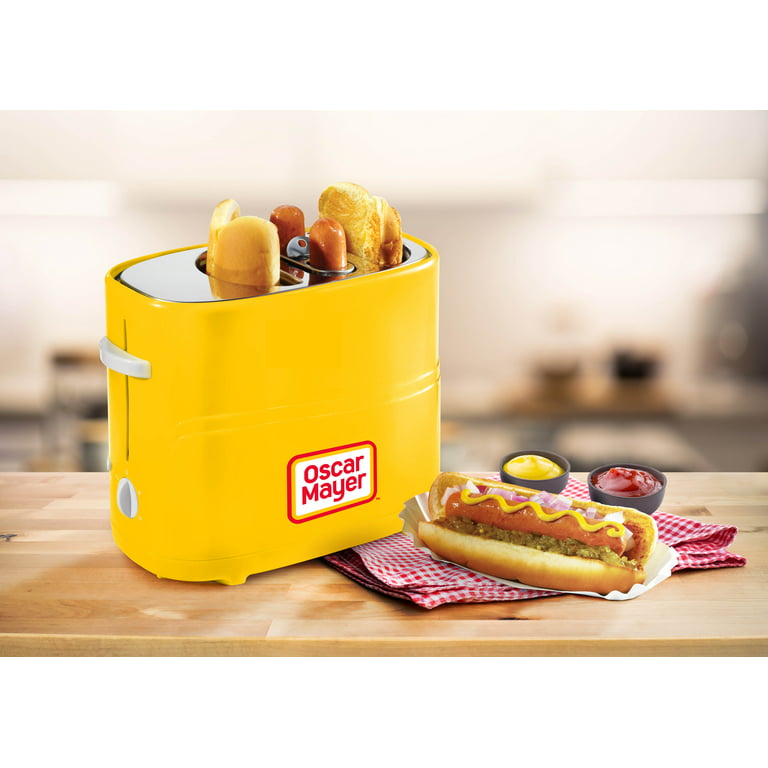 Oscar Mayer 2 Slot Hot Dog Toaster, Yellow