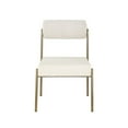 thumbnail image 6 of Meridian Furniture Carly Cream Faux Leather / Boucle Dining Chair (Set of 2), 6 of 7