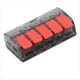thumbnail image 1 of Conectores Rápidos de Palanca CMK63 para Cable Eléctrico, Bloque de Terminales Surtido para el Hogar, 0,08-4 mm, 32 A, 1 Entrada, 4 Salidas., 1 of 9