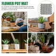 thumbnail image 5 of Lanytaeo 50pcs Flower Pot Hole Mesh Pad Square Bonsai Pot Bottom Grid Mat Mesh Plant Pot Drainage Netting Prevent Soil Loss Plastic Mesh Screen for Succulents Nursery, 5 of 8
