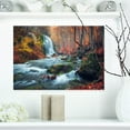 thumbnail image 2 of Designart Automne Montagne Chûte d'Eau Long View Art mural sur toile, 2 of 4