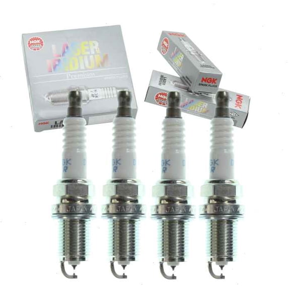 4 pc NGK Laser Iridium Spark Plugs compatible with Honda CR-Z 1.5L L4 2011-2016