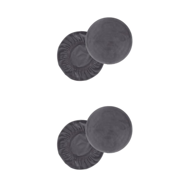 QualitChoice 2X Stool Cover Bar Supplies Dustproof Chair Covers Handily Install Party Accessories Multicolored Extendable Gear Gray L 2PCS