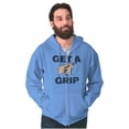 thumbnail image 5 of Get a Grip Golfing Golfer Joke Funny Zip Up Hoodie Men's Women's Brisco Brands M, 5 of 6