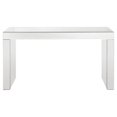 thumbnail image 4 of ACME Dominic Glass Rectangular Writing Desk with Sled Base in Mirrored, 4 of 7