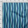thumbnail image 2 of oneOone Cotton Poplin Teal Blue Fabric Argyle Check Dress Material Fabric Print Fabric By The Yard 56 Inch Wide, 2 of 4