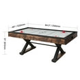 thumbnail image 2 of VEVOR 84" Air Hockey Table, Indoor Arcade Table Gaming Set with 2 Pushers, 2 Pucks, Electronic Scorer, X-shaped Legs & High-powered Blower, Air Powered Hockey Game Table for Family Game Room Office, 2 of 9