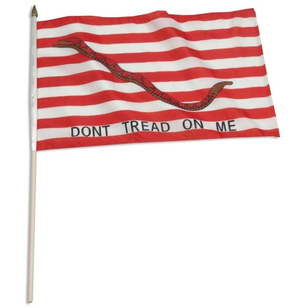 First Navy Jack - 1st Navy Jack 12 x 18 inch (Don't tread on me flag)