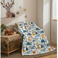 thumbnail image 3 of Dinosaur Blanket for Boys, Funny Dinosaur Throw Blanket for Baby Toddler Boys and Girls, Cute Soft Warm Cozy Dino Blanket for Sofa Bedroom Living Room Dinosaur Gifts for Children50x60 Inches, 3 of 3