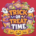 thumbnail image 3 of CafePress - Trick Or Treat Time Halloween Design Men's Value T Shirt - Men's Classic Graphic Cotton T-Shirt, 3 of 4