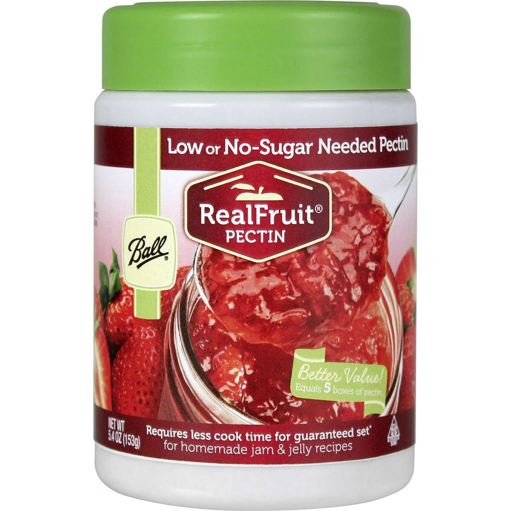 Ball Real Fruit, Low or No-sugar-needed Pectin 4.7 oz., 189 Servings
