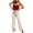 Red, variant on Xaqiouau Women Cute Floral Pajama Set Cami Tank Top and Pants 2 Piece Lounge Set Lace Trim Sleepwear Casual Home Outfit